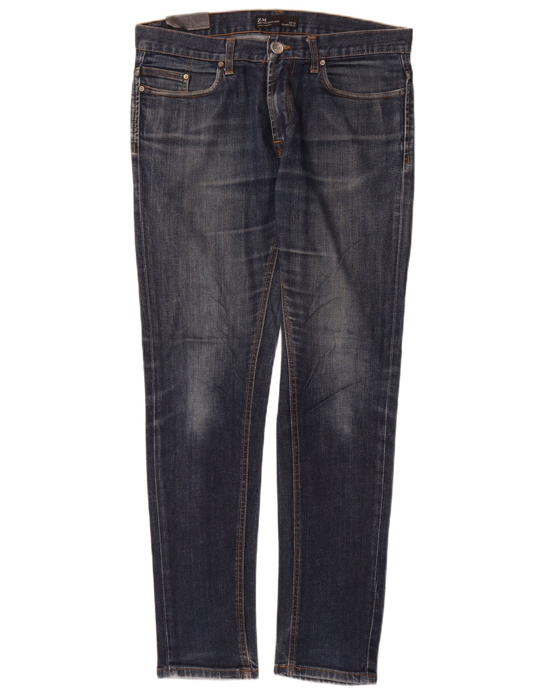 Zara Jean slim pour homme EU 42 Large W32 L32 Bleu