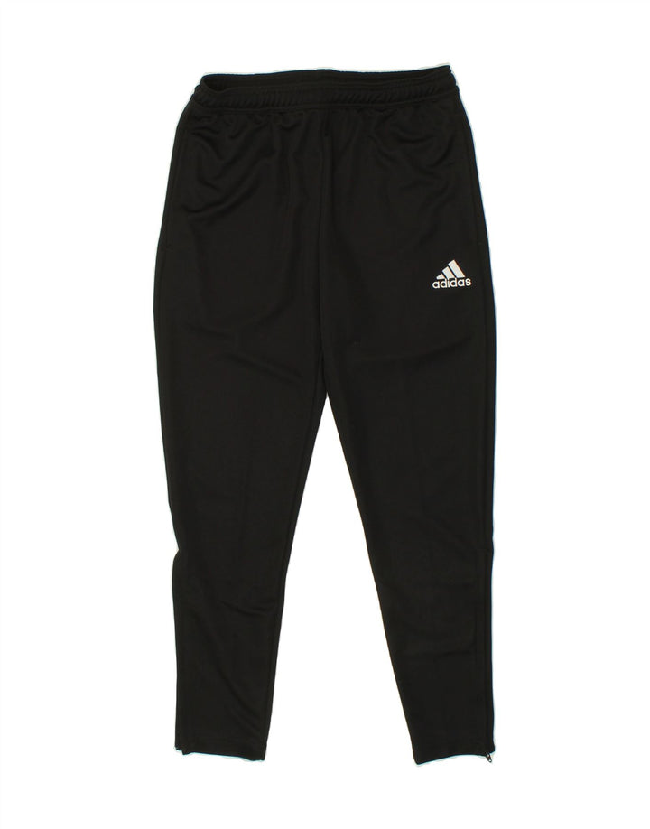ADIDAS Womens Tracksuit Trousers UK 12 Medium Black Polyester Vintage Adidas and Second-Hand Adidas from Messina Hembry 