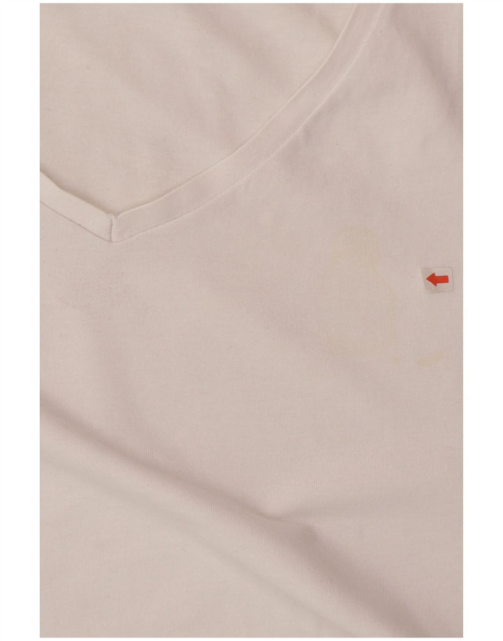 Scotch & Soda Mens T-Shirt Top Large White