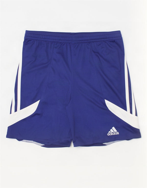 Adidas Boys Climalite sport rövidnadrág 11-12 éves nagy kék színben