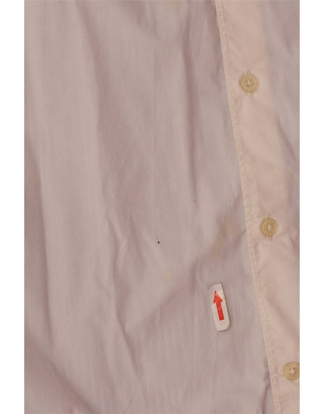 French Connection Mens Shirt Medium White Colourblock Cotton