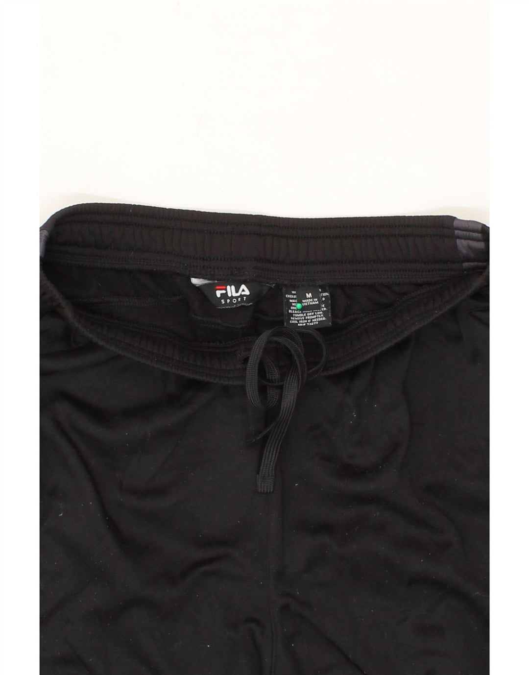 FILA Mens Tracksuit Trousers Medium  Black Polyester Vintage Fila and Second-Hand Fila from Messina Hembry 