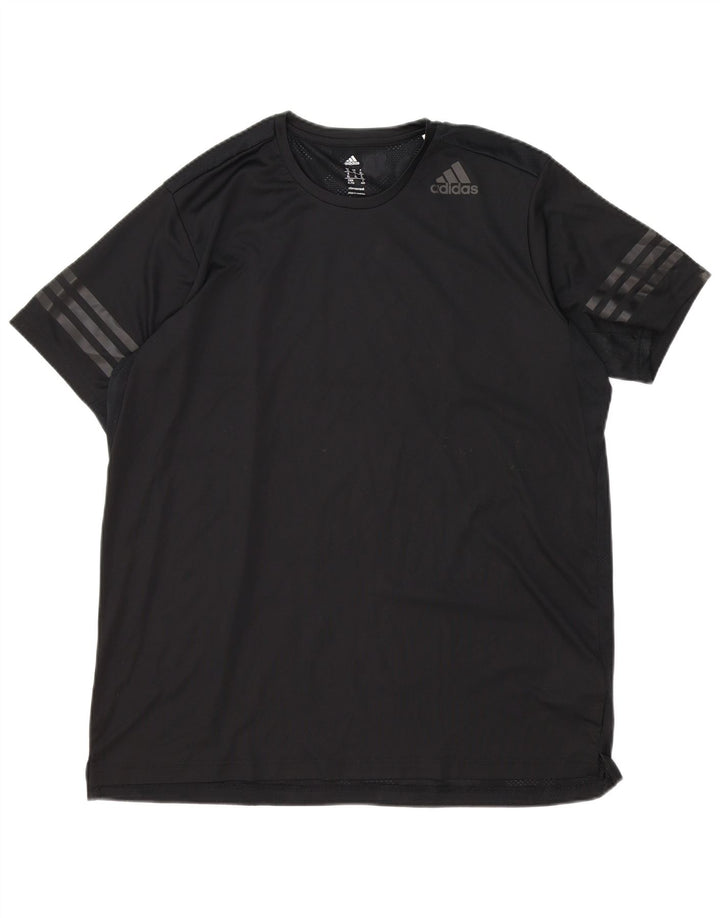 T-shirt Adidas Climacool da uomo Top XL poliestere nero