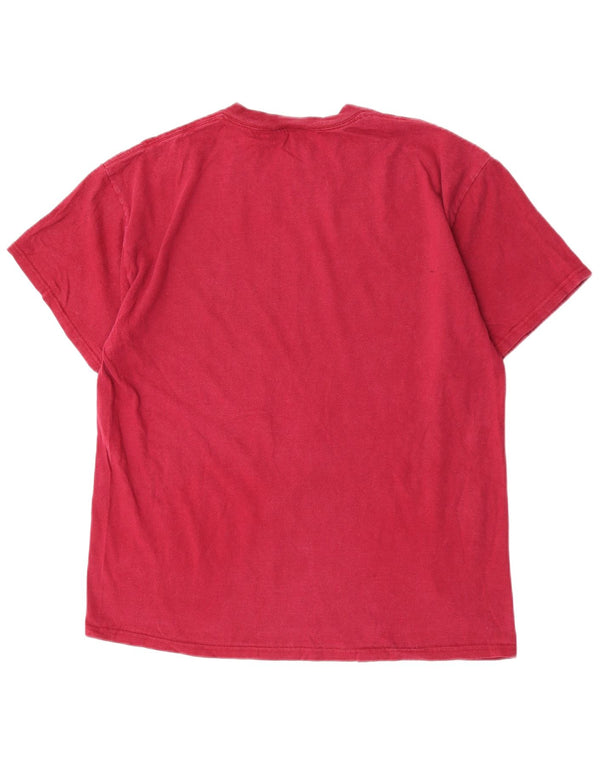 Nike Mens Las Vegas Graphic T-Shirt Top Large Maroon Cotton