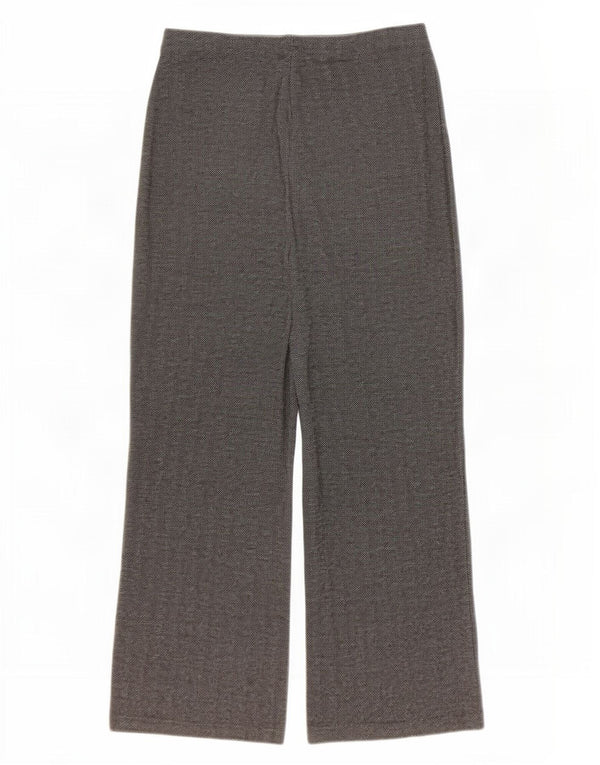 Marks & Spencer Womens Wide Leg Casual Trousers W32 L27 Grey