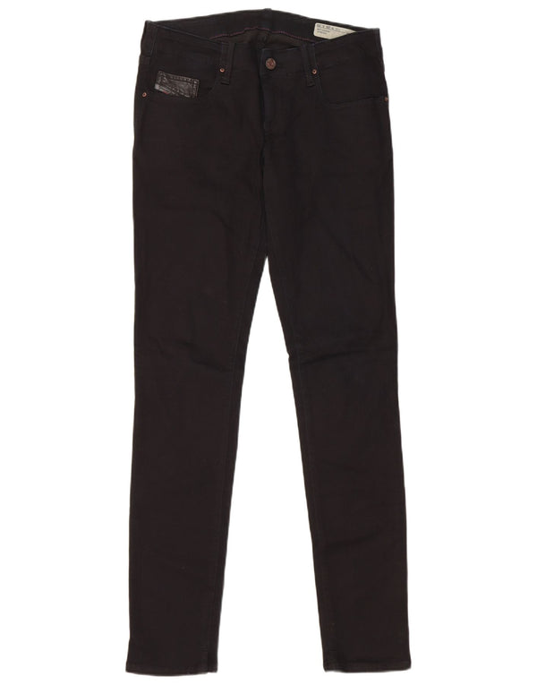 Diesel Womens Grupee Low Waist Super Slim Skinny Jeans W26 L30 Navy Blue