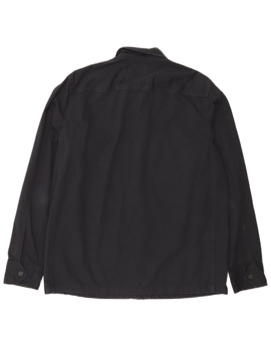 Hugo Boss Mens Utility Jacket UK 36 Small Navy Blue Cotton