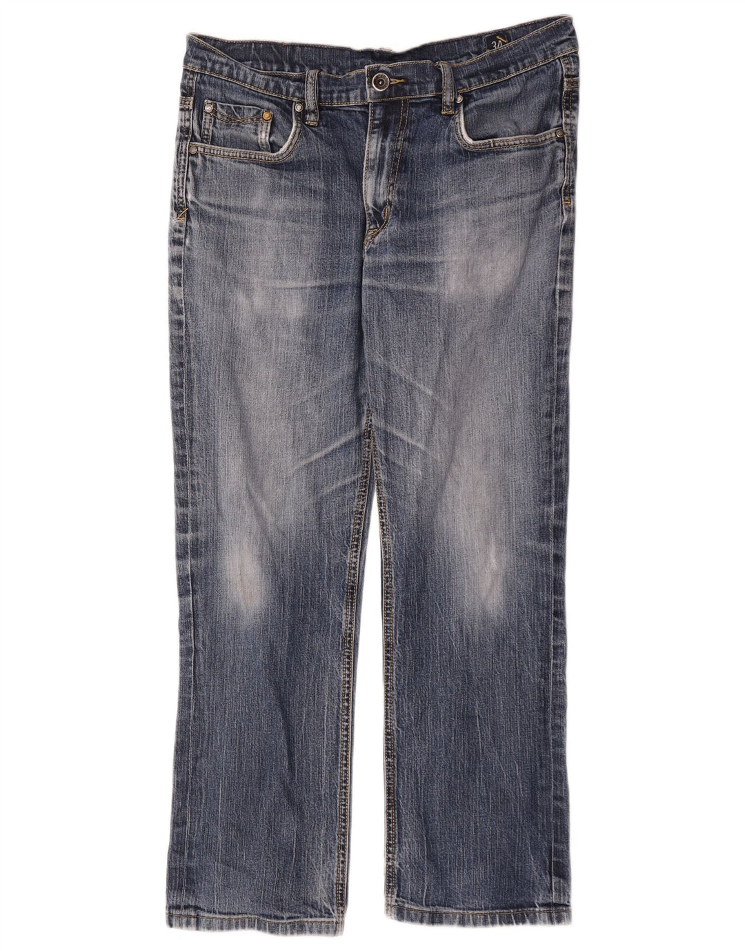 Rifle Mens Straight Jeans W34 L27 Blue