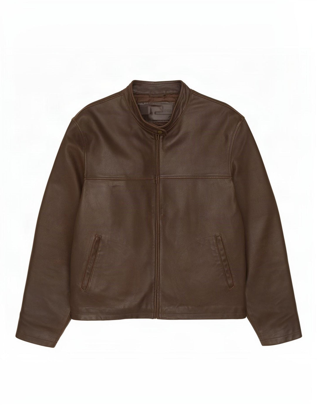 Vintage Mens Leather Jacket UK 40 Large Brown
