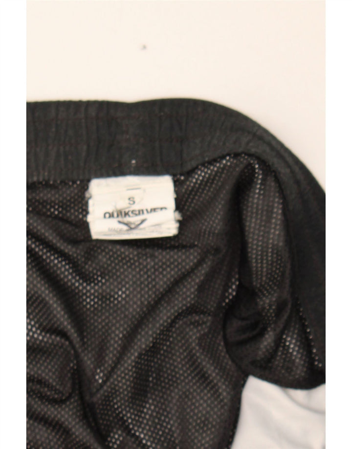 QUIKSILVER Mens Swimming Shorts Small  Grey Geometric Polyester Vintage Quiksilver and Second-Hand Quiksilver from Messina Hembry 
