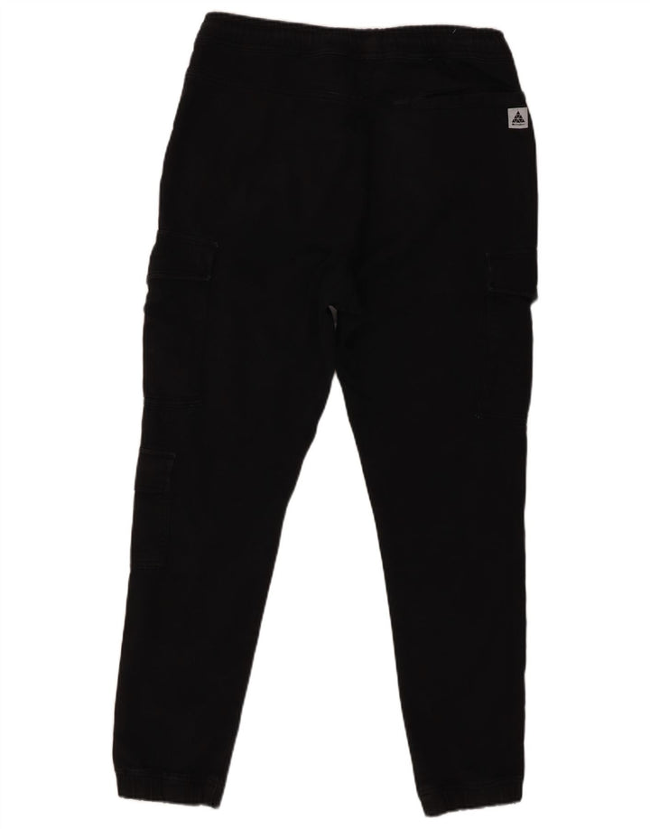 Zara Mens Joggers Cargo Trousers Medium W31 L27 Black
