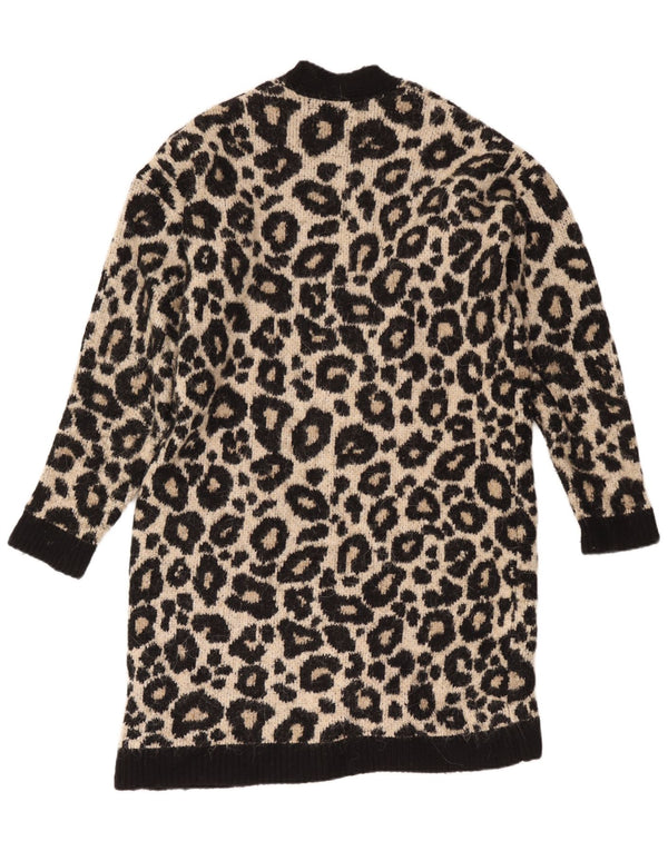 Superdry Womens Oversized Longline Cardigan Sweater UK 10 Small Black
