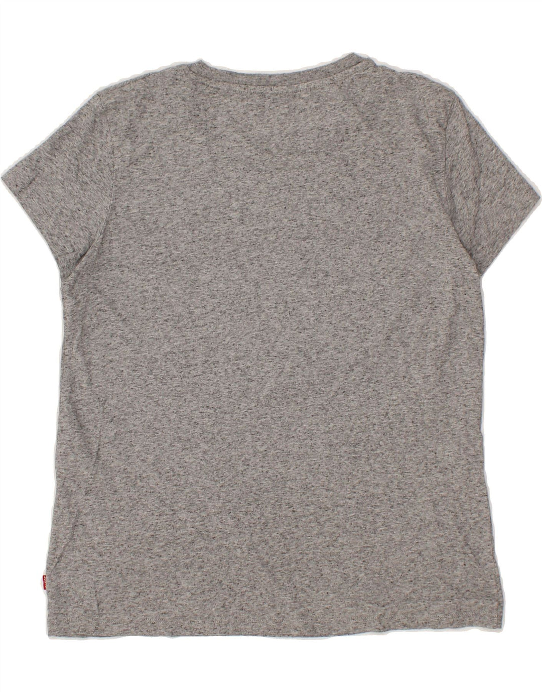 LEVI'S Womens Graphic T-Shirt Top UK 10 Small Grey Vintage Levi's and Second-Hand Levi's from Messina Hembry 