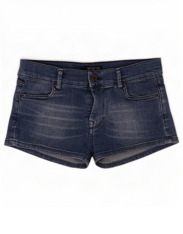 Damskie spodenki jeansowe Zara EU 38 Small W28 Niebieskie bawełniane