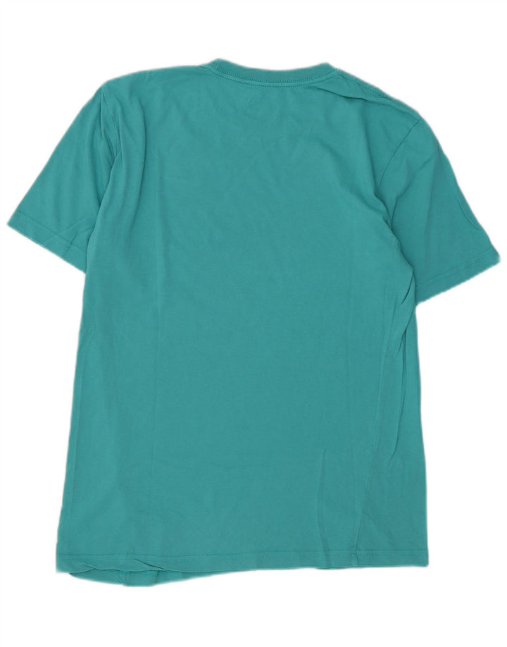 Nike Mens Regular Fit T-Shirt Top Medium Turquoise Cotton