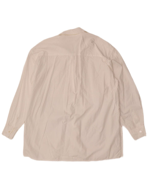 Banana Republic Camisa extragrande para mujer UK 44 Algodón blanco mediano