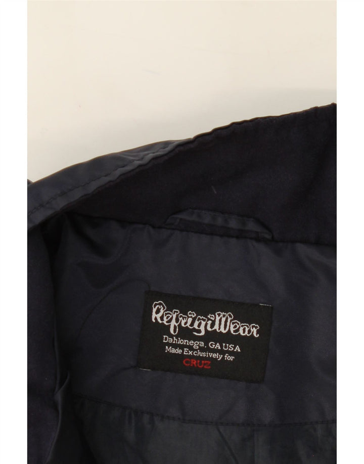 REFRIGIWEAR Womens Cruz Rain Jacket UK 14 Medium Navy Blue Vintage Refrigiwear and Second-Hand Refrigiwear from Messina Hembry 