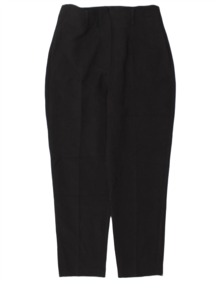 Zara Womens Tapered Casual Trousers Medium W28 L27 Black Polyester