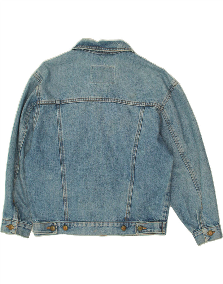 CASUCCI Boys Graphic Denim Jacket 15-16 Years Blue Cotton Vintage Casucci and Second-Hand Casucci from Messina Hembry 