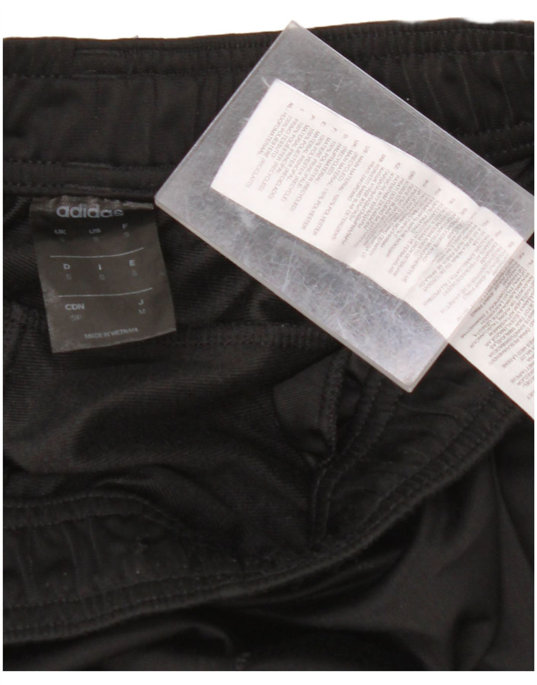 ADIDAS Mens Tracksuit Trousers Small  Black Polyester