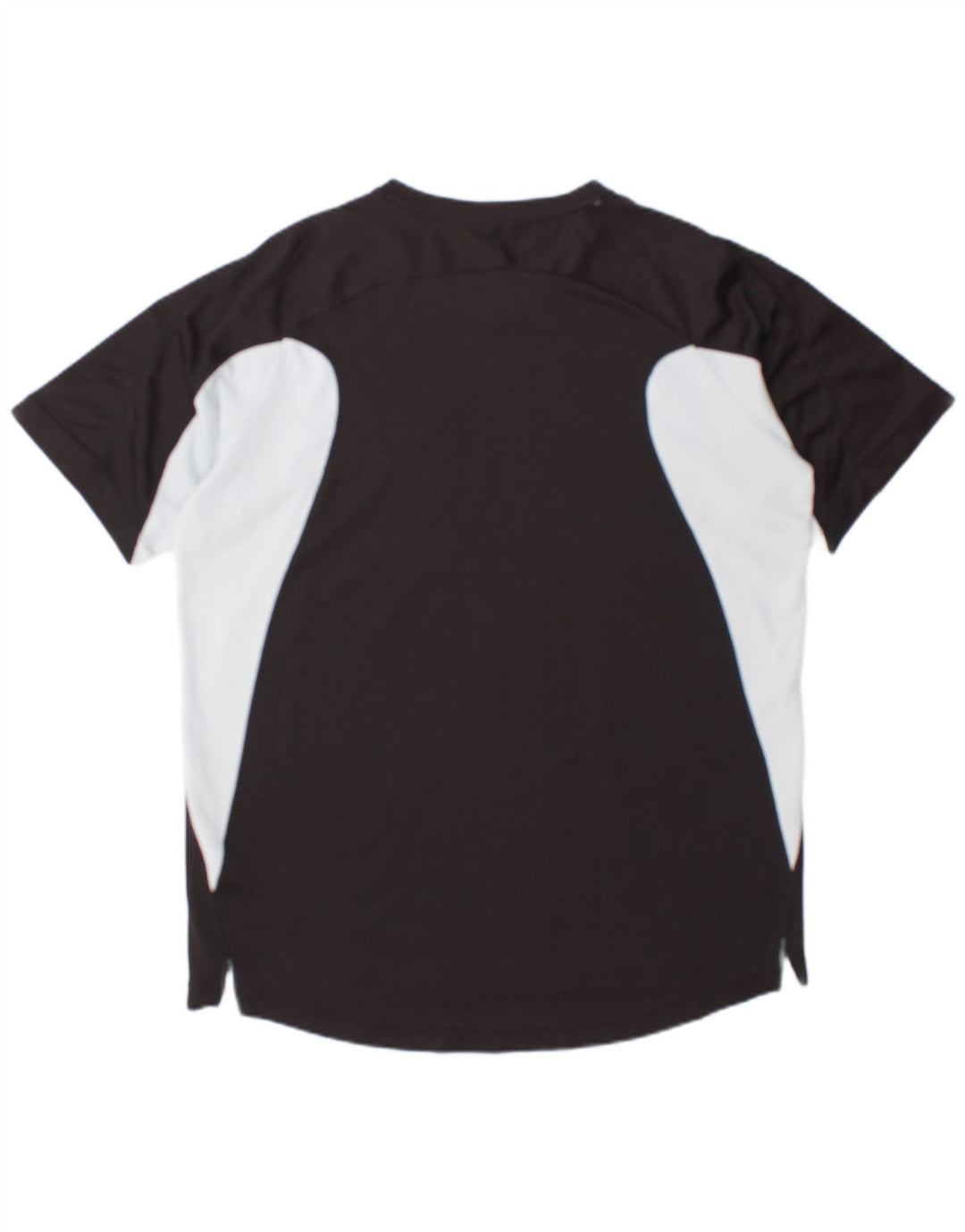 Fila Mens T-Shirt Top Large Black Colourblock