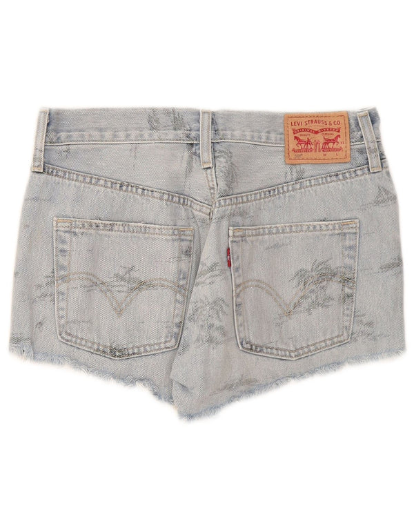 Женские джинсовые шорты Levi's 501 W26, маленькие синие, хлопок