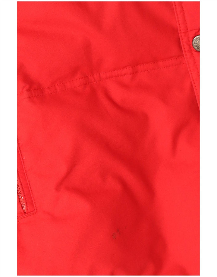 Ellesse Mens Padded Jacket UK 42 XL Red Cotton