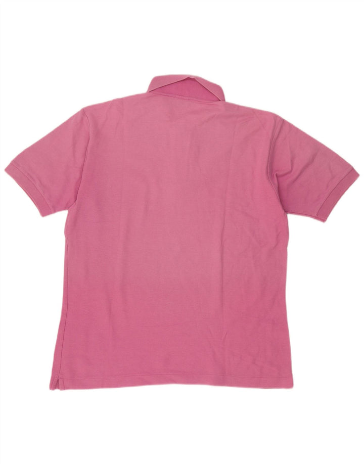 Ellesse Mens Polo Shirt Large Pink Cotton