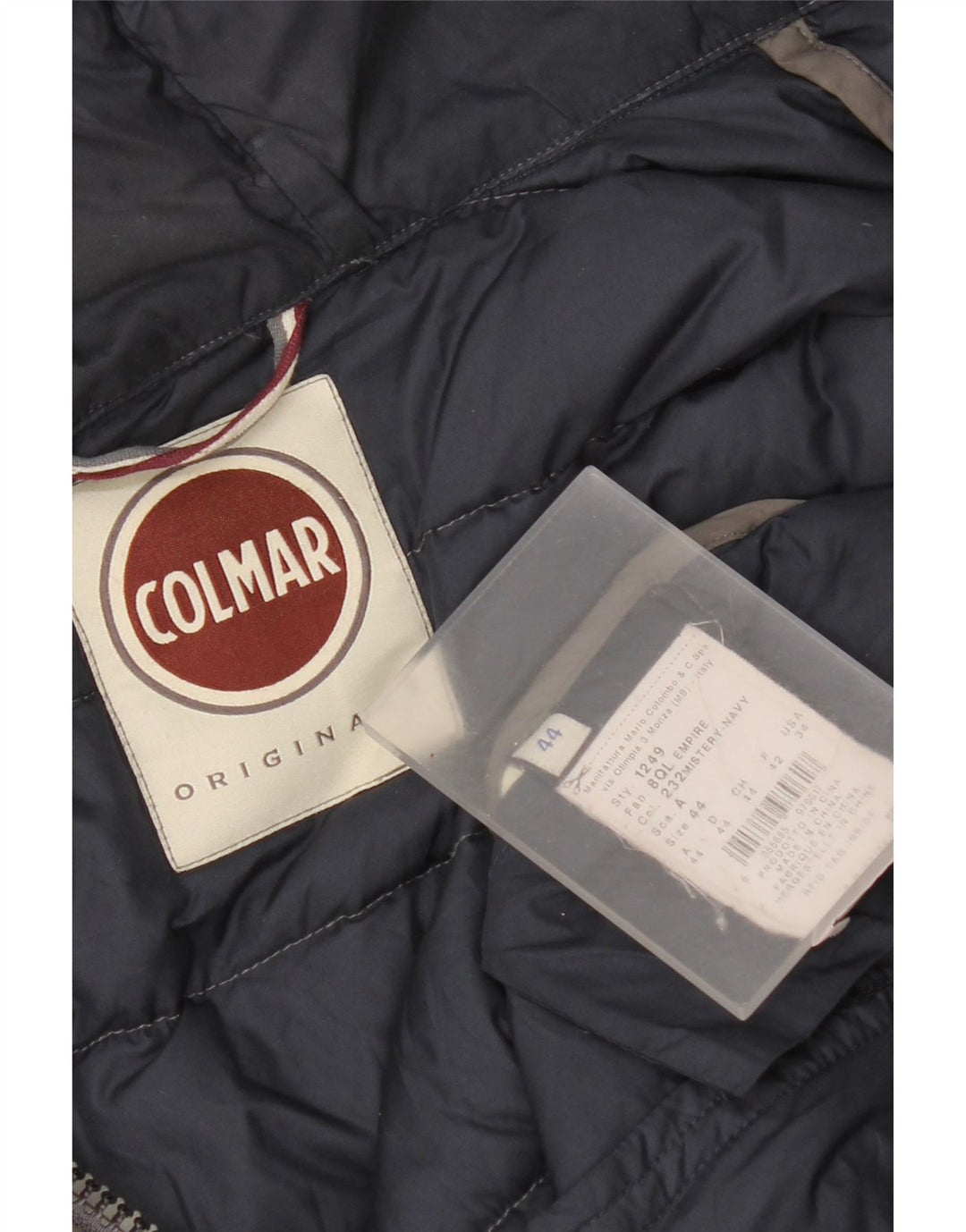 Colmar Womens Hooded Padded Jacket IT 44 Medium Grey Polyester
