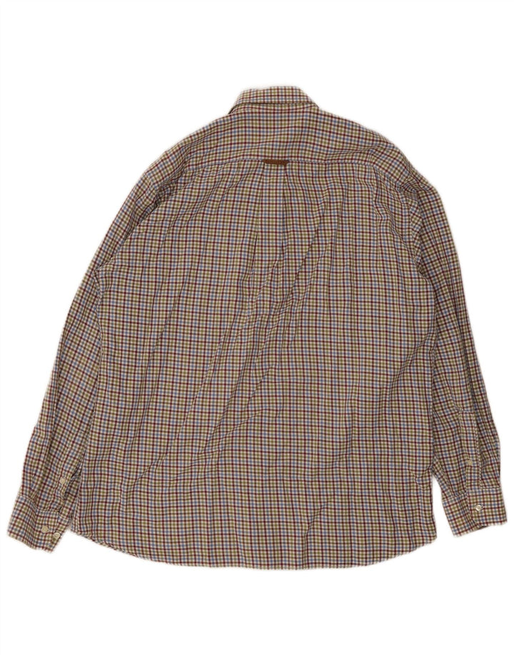 Barbour Camicia da uomo in flanella XL a quadretti multicolore