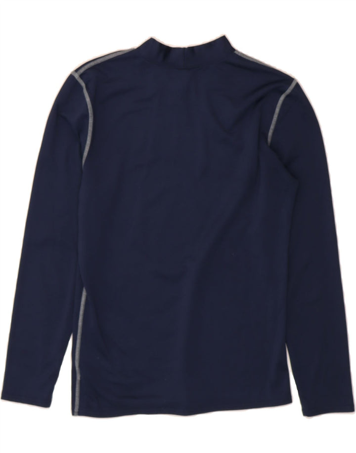 STARTER Womens Top Long Sleeve UK 14 Medium Navy Blue Polyester Vintage Starter and Second-Hand Starter from Messina Hembry 