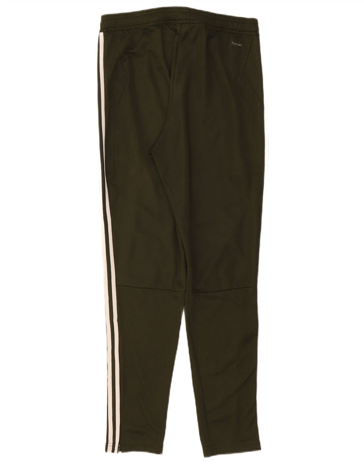Adidas Mens Climacool Tracksuit Trousers Medium Khaki Polyester