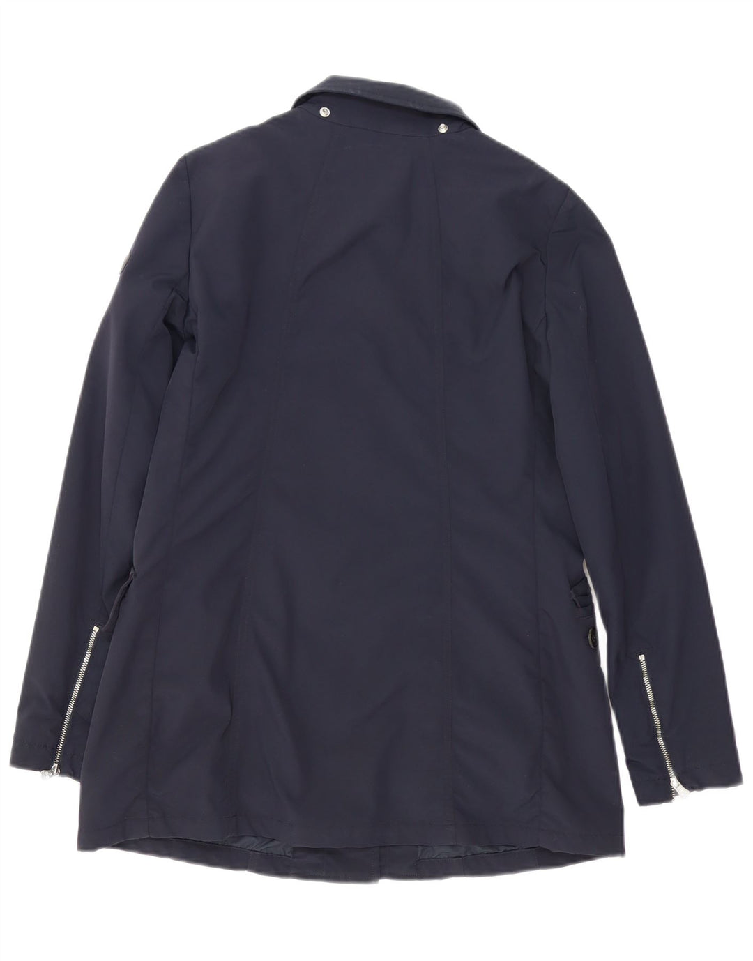 PEUTEREY Womens Windbreaker Jacket IT 44 Medium Navy Blue Polyamide