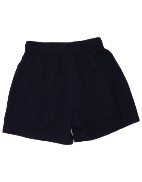 Puma Womens Sport Shorts UK 10 Small Navy Blue Polyester