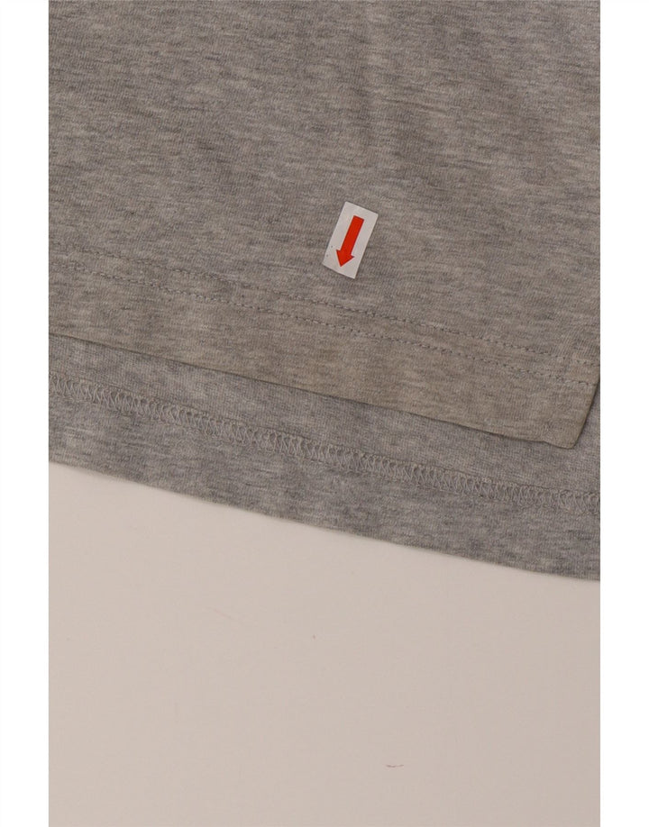 ASICS Boys T-Shirt Top 11-12 Years Grey Cotton