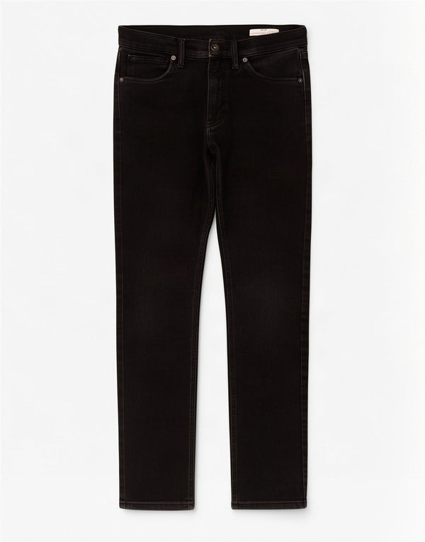 Marks & Spencer Damskie jeansy slim W30 L29 Czarne bawełniane