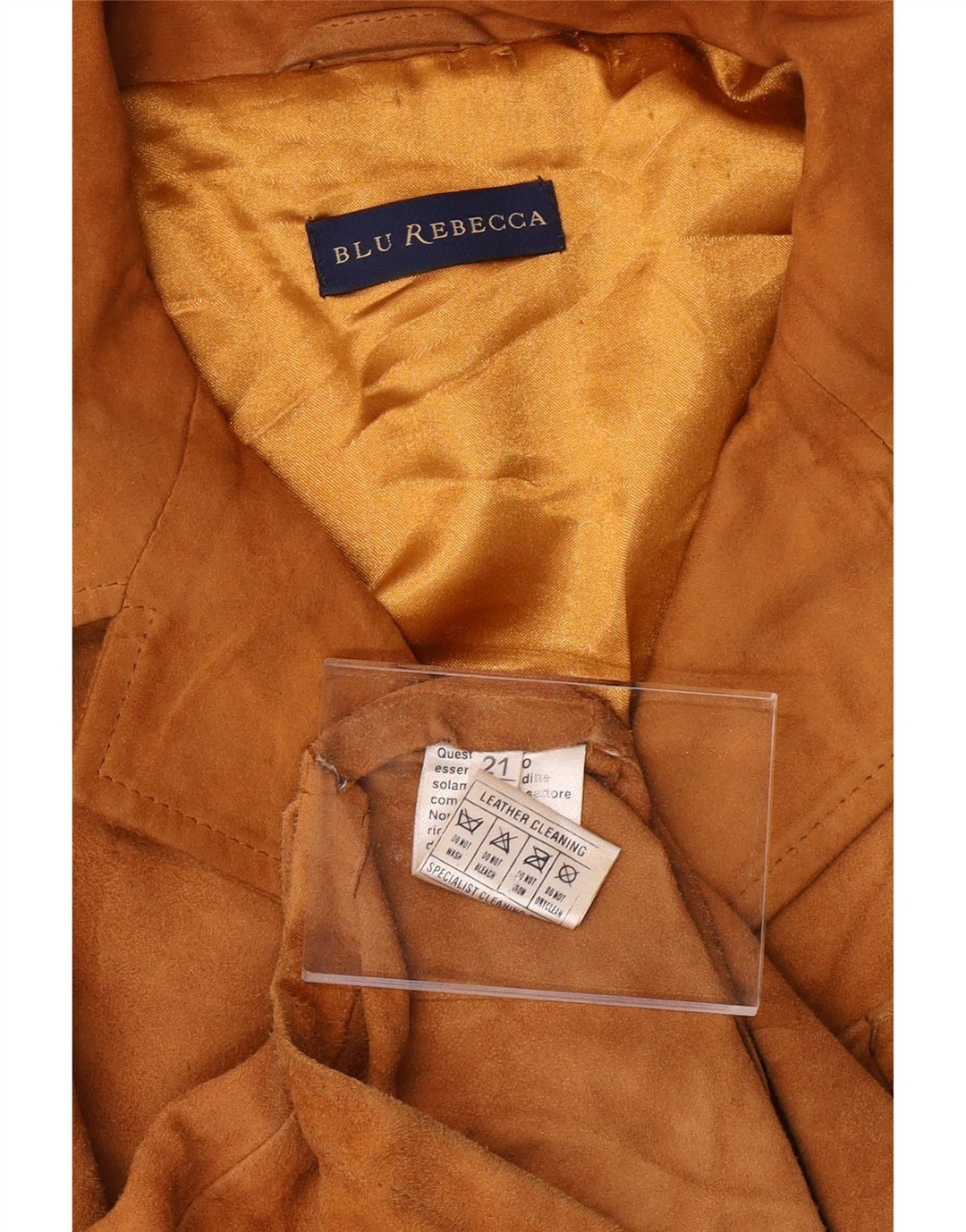VINTAGE Womens Suede Overcoat UK 16 Large Brown Leather