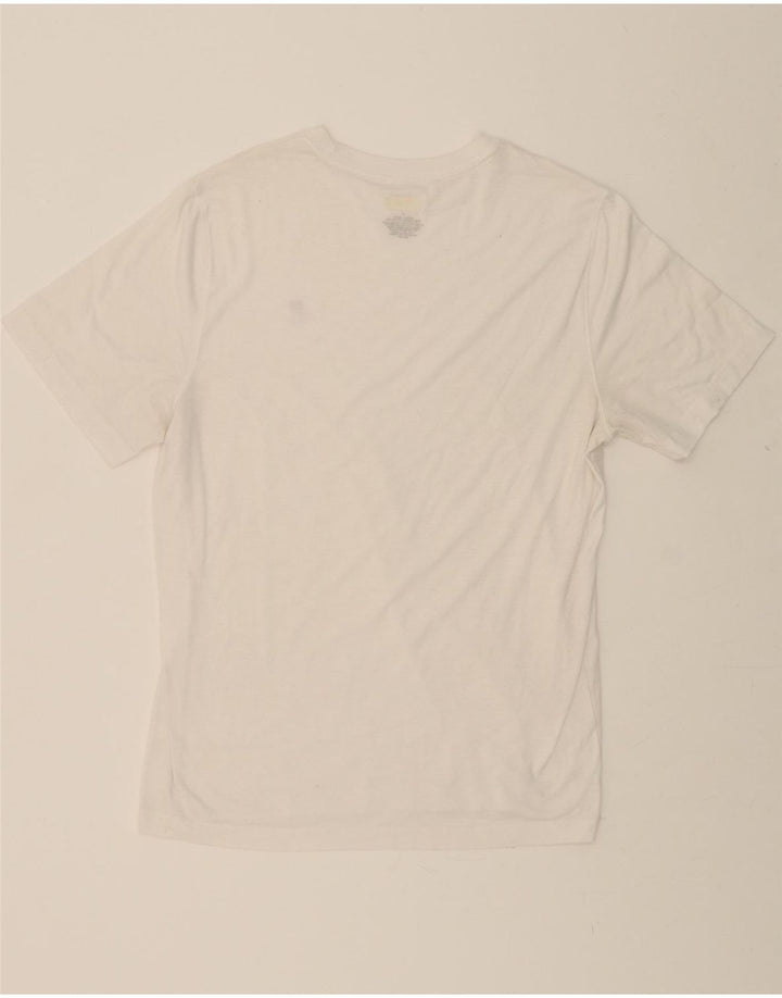 FILA Mens T-Shirt Top Medium White Polyester Vintage Fila and Second-Hand Fila from Messina Hembry 