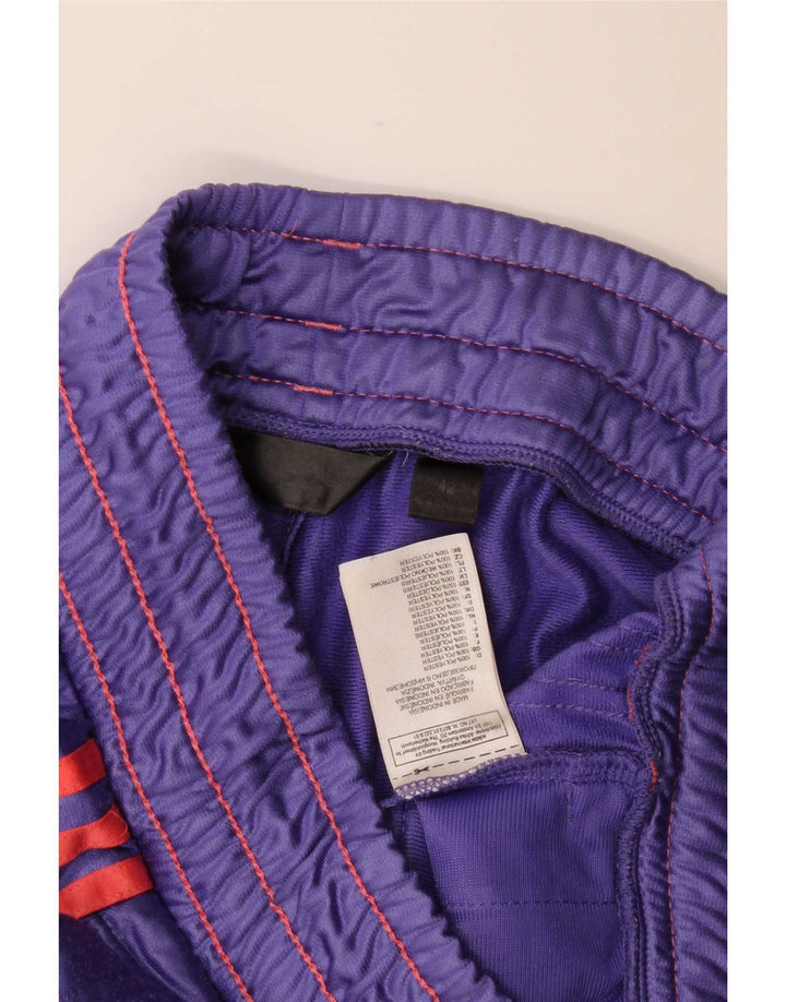 Adidas Træningsdragtsbukser til kvinder UK 14 Medium Lilla Polyester