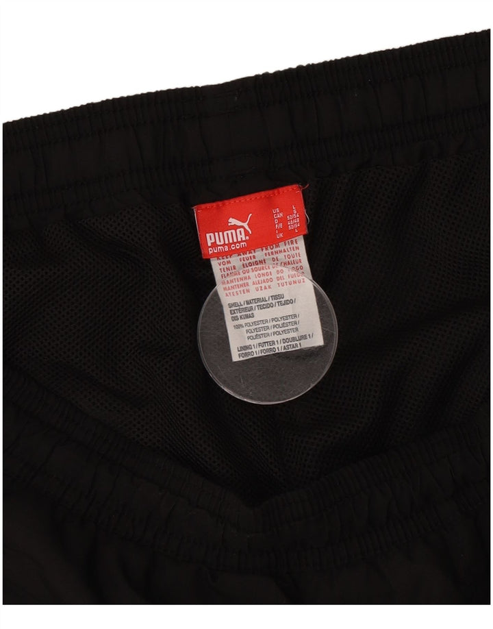 Puma Træningsdragt bukser til mænd Large Black Colourblock Polyester