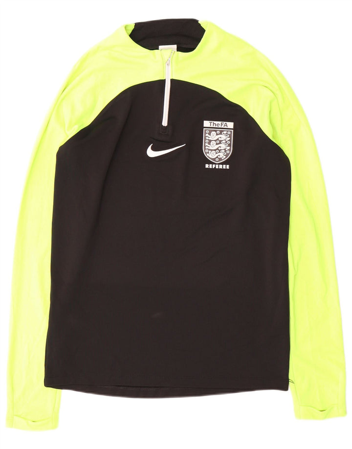 Nike Hommes The FA Referee Graphic Haut à manches longues Petit Noir Colorblock