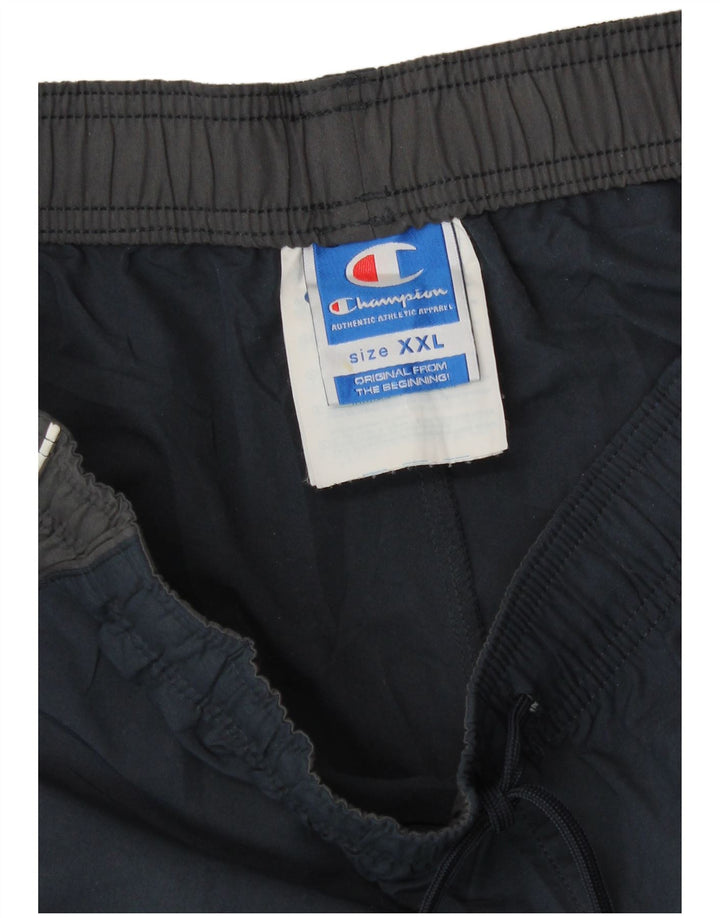 Champion Short de sport pour homme 2XL Bleu marine Polyester