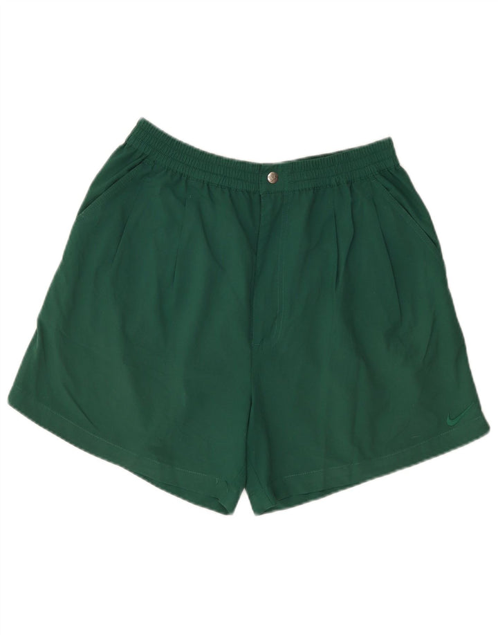 Nike Womens Pegged Chino Shorts Large W34 Green Polyester