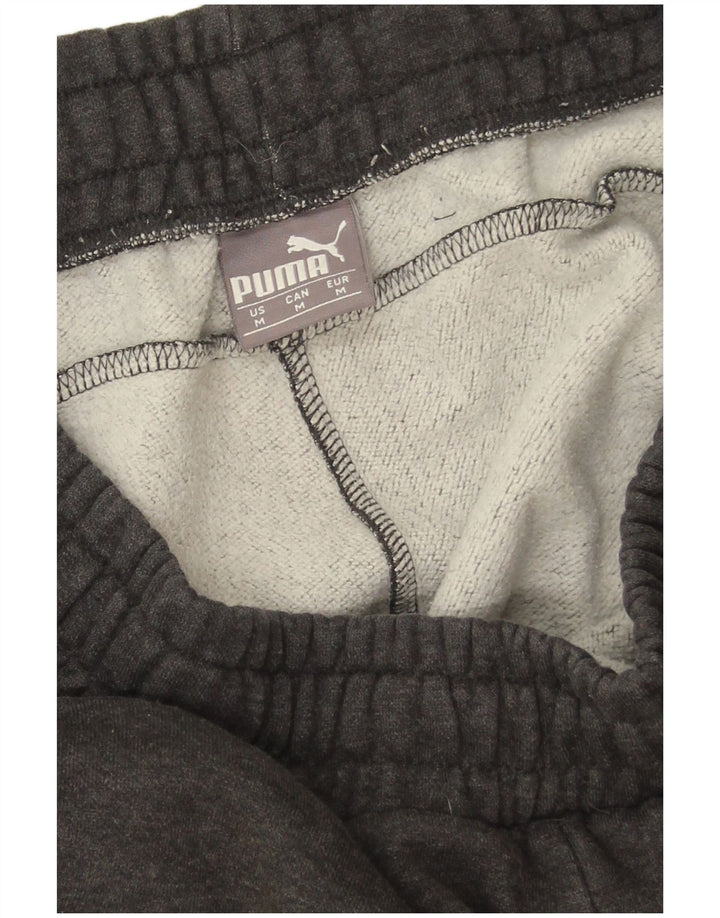 Puma Mens Tracksuit Trousers Joggers Medium Grey Cotton