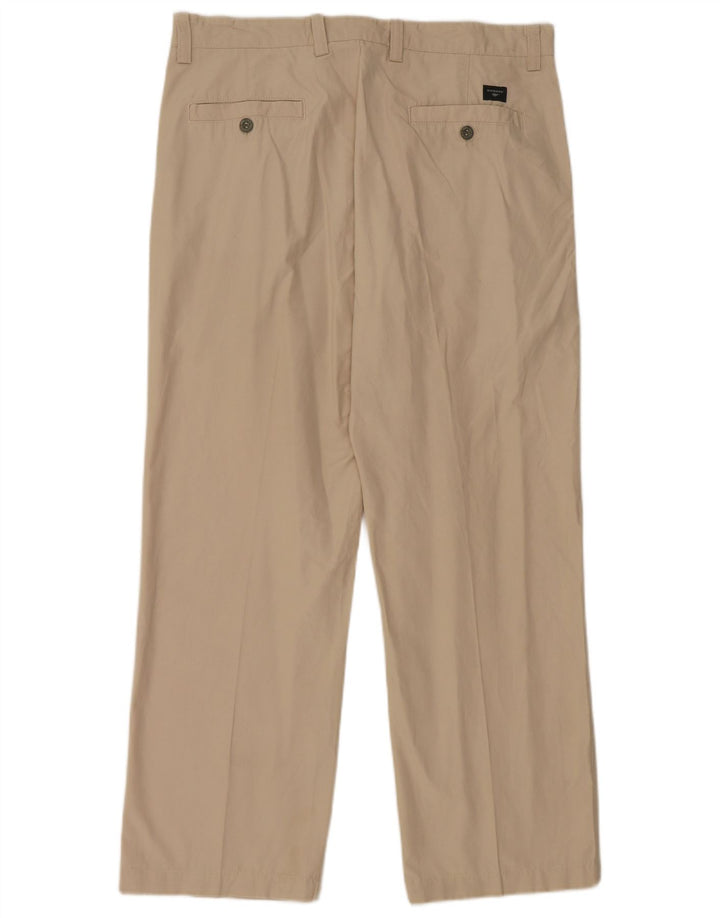 Dockers Mens Regular Fit Chino Trousers W34 L30 Beige
