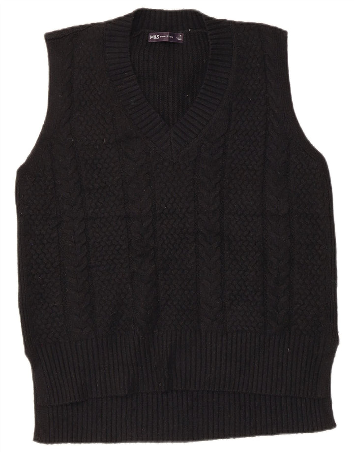 Marks & Spencer Mens Vest Tank Top Medium Navy Blue Polyester