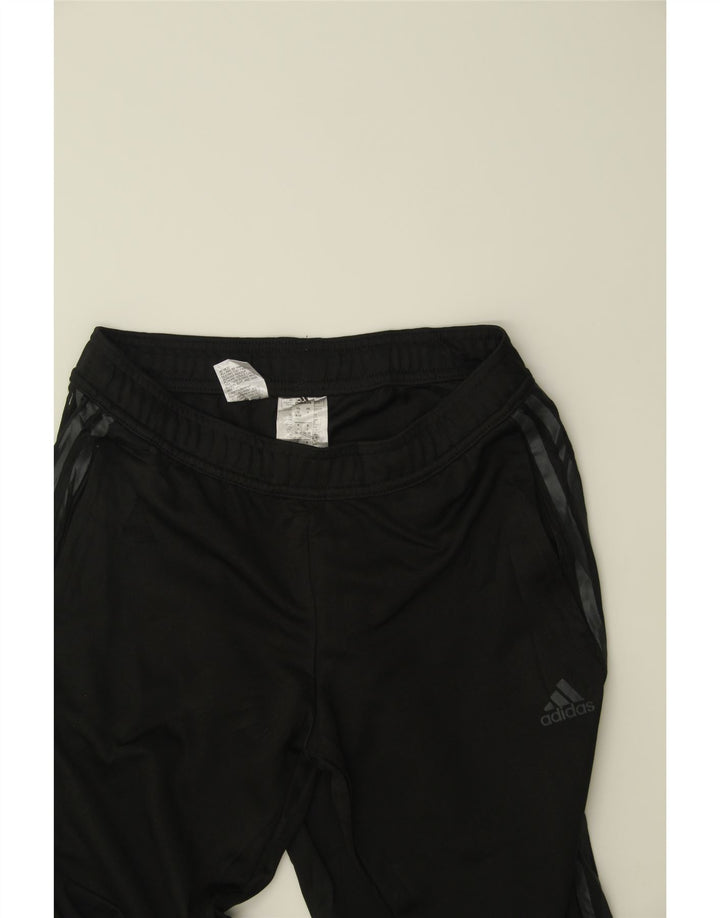 ADIDAS Womens Tracksuit Trousers UK 8/10 Small  Black Polyester Vintage Adidas and Second-Hand Adidas from Messina Hembry 