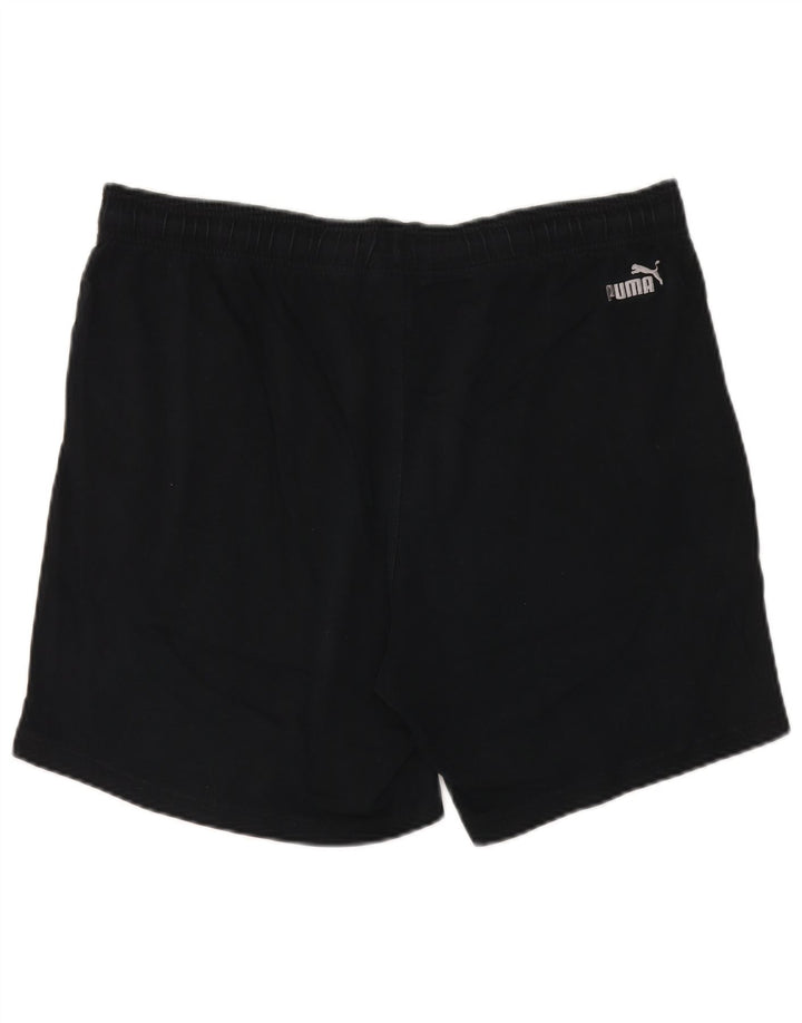 Puma Mens Graphic Sport Shorts XL Black Polyester