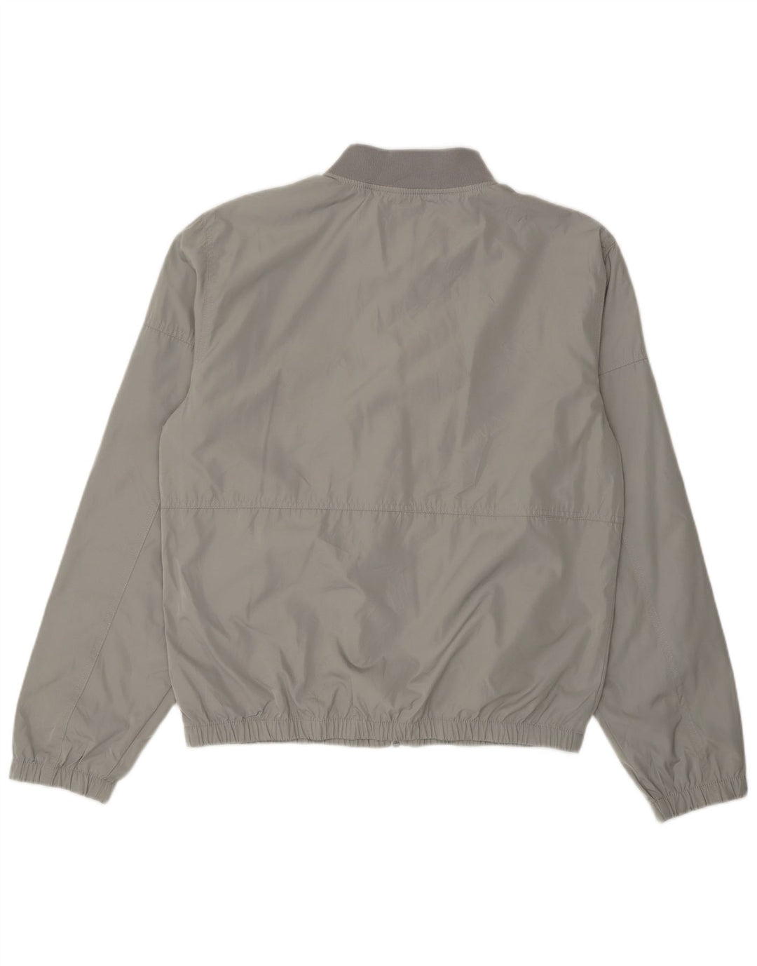 Marks & Spencer Bomber Jacket UK 38 Medium Grey Polyester