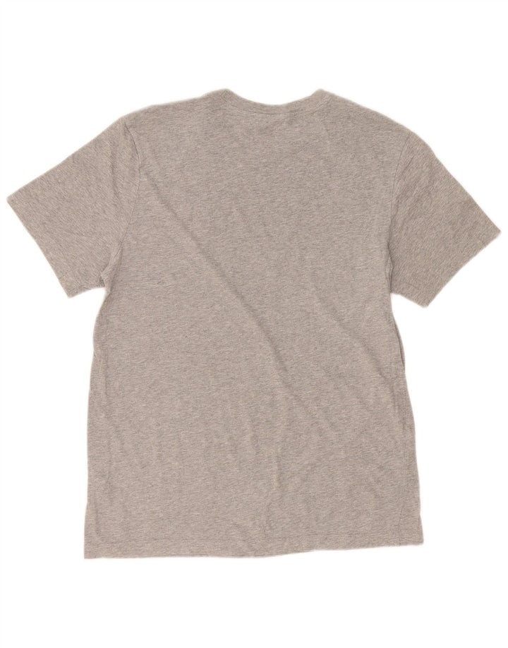 Nike Mens The Tee T-Shirt Top Medium Grey Cotton